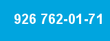 926 762-01-71 926 762-01-71
